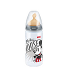 Butelka do karmienia Nuk Baby Bottle First Choice PP Mickey Mouse M Latex Niebieski 300ml (4008600386438) - obraz 1