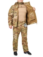 Зимний мужской универсальный костюм куртка с капюшоном и штаны M-Tac Soft Shell Winter на флисовой подкладке с внутренними карманами и велкро панелями XL - изображение 1