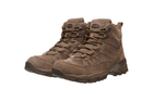 Мужские высокие ботинки Mil-Tec Squad Boots 5 brown демисезонные на шнуровке для туризма и походов полевые из натуральной замши усиленый носок и пятка 40 - изображение 3