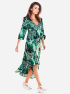 Sukienka trapezowa damska Awama A322 106876 XL Zielona (5902360544604) - obraz 4
