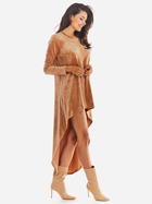 Sukienka tunika damska Awama A379 212907 S Beżowa (5902360551466) - obraz 5