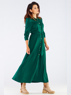Sukienka koszulowa damska Awama A451 1098929 XL Zielona (5902360559592) - obraz 3