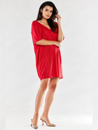 Sukienka tunika damska oversize Awama A557 1259725 One Size Czerwona (5902360575424) - obraz 4