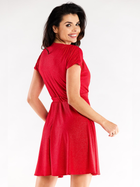 Sukienka trapezowa damska Awama A558 1259728 M Czerwona (5902360575493) - obraz 3