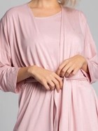 Халат жіночий великого розміру LaLupa LA032 381268 L-XL Pink (5903887611176) - зображення 3