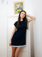 Нічна сорочка LaLupa LA043 381312 L Navy Blue (5903887613156) - зображення 3