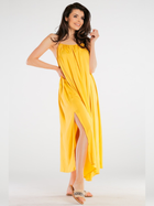Sukienka letnia Awama A428 1185427 L/XL Żółta (5902360556225) - obraz 3