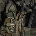Нагрудна сумка-рюкзак M-Tac Chest Rig Military Elite Multicam - для пістолета, обойми, телефону, ліхтарика, турнікету, мультитулу та рації - зображення 6