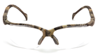 Очки защитные в камуфлированной оправе открытые Pyramex Venture-2 Camo (clear) прозрачные - изображение 3
