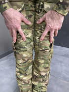 Брюки тактические Yakeda Combat, Мультикам, размер L, с пазами под наколенники, военные брюки - изображение 7