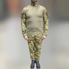 Військова форма (убакс + штани), котон (бавовна), Мультикам, розмір L, форма ЗСУ, тактичний одяг - зображення 1