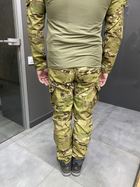 Військова форма (убакс + штани), котон (бавовна), Мультикам, розмір L, форма ЗСУ, тактичний одяг - зображення 6