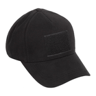 Legion бейсболка тактическая 100% Х/Б Black, военная кепка, армейская кепка черная, тактическая кепка - изображение 2