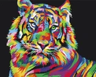 Картина за номерами "Тигр поп арт" Brushme 40x50 см (tvo0008067)