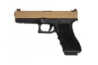 Страйкбольний пістолет D-Boys Glock 17 Gen.4 855 CO2 Half-Tan - зображення 1