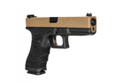 Страйкбольний пістолет D-Boys Glock 17 Gen.4 855 CO2 Half-Tan - зображення 4
