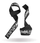 Лямки для тяги спортивні тренувальні кистьові ремені MadMax Camo Power Wrist Straps Camo/White (SK-NMFA-275-WHT-US)
