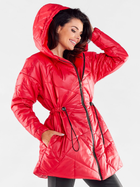 Куртка демісезонна з капюшоном жіноча Awama A540 1220776 SM Red (5902360566118) - зображення 1
