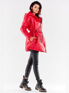 Куртка демісезонна з капюшоном жіноча Awama A540 1220776 SM Red (5902360566118) - зображення 5