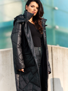 Куртка демісезонна з капюшоном жіноча Awama A541 1220781 L-XL Black (5902360567016) - зображення 10