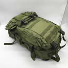 Рюкзак тактический на 65 литров с подсумками (олива) - изображение 4