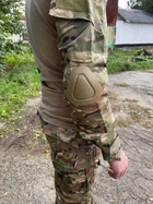 Тактическая форма убакс и штаны с наколенниками и налокотниками (размер XXL) (мультикам) - изображение 5