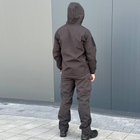 Чоловічий Костюм на флісі Куртка + Штани / Утеплена форма Softshell чорна розмір XL - зображення 5