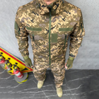 Мужской демисезонный Костюм Burn Out Куртка с капюшоном + Брюки / Полевая Форма SoftShell пиксель размер M - изображение 3