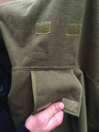 Чоловіча Куртка з капюшоном SoftShell на флісі хакі розмір M - зображення 8