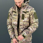 Костюм мужской на флисе Куртка + Брюки / Утепленная форма Softshell мультикам размер XL - изображение 7
