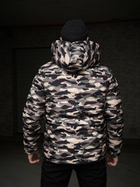 Мужская зимняя Куртка плащевка утеплитель Slimtex камуфляж размер S - изображение 6