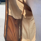 Мужская летняя Куртка от солнца / Легкая Ветровка с капюшоном койот размер S - изображение 8