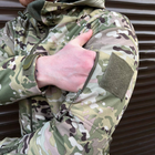 Демісезонна чоловіча Куртка Softshell на флісі з капюшоном та липучками під шеврони мультикам розмір M - зображення 5