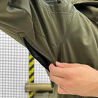 Мужской демисезонный Костюм Куртка + Брюки / Полевая форма Softshell с системой Вентиляции олива размер 3XL - изображение 5