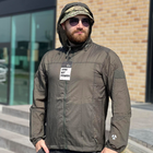 Мужская летняя Куртка от солнца / Легкая Ветровка с капюшоном хаки размер S - изображение 2