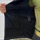 Мужской демисезонный Костюм Куртка + Брюки / Полевая форма Softshell с системой Вентиляции черная размер XL - изображение 8