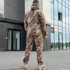 Костюм мужской Куртка + Брюки с флисовой подкладкой / Утепленная форма Softshell пиксель размер 5XL 60 - изображение 2