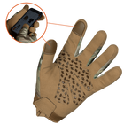 Плотные сенсорные перчатки CamoTec на флисе с усиленными накладками мультикам размер M - изображение 3