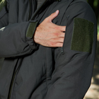 Мужская зимняя Куртка Thermo-Loft на флисе с Липучками под шевроны олива размер 3XL - изображение 7