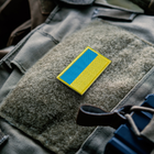 Шеврон нашивка на липучці Прапор України 3,5х6 см - зображення 3