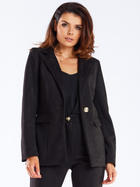 Піджак подовжений жіночий Awama A460 1098950 M Black (5902360560307) - зображення 3