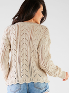 Sweter damski luźny Awama A446 1185473 One Size Beżowy (5902360556355) - obraz 2