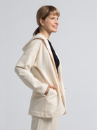 Bluza damska rozpinana streetwear z nadrukiem na plecach LaLupa LA058 1104303 2XL Wanilia (5903887628907) - obraz 1