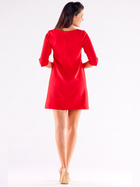 Sukienka trapezowa damska Awama A521 1220720 XL Czerwona (5902360567702) - obraz 2