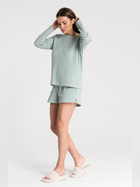 Piżama z długim rękawem LaLupa LA076 1104394 2XL Sage (5903887647625) - obraz 4