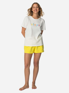 Піжамна футболка LaLupa LA109 1223036 XL Ecru (5903887675482) - зображення 3