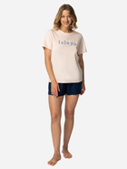 Піжамна футболка LaLupa LA109 1223039 2XL Peach (5903887675642) - зображення 4