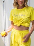 Піжамна футболка LaLupa LA109 1223040 XL Yellow (5903887675680) - зображення 7