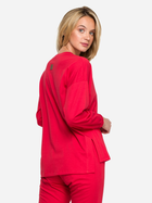 Piżama z długim rękawem LaLupa LA122 1223093 2XL-3XL Czerwona (5903887689823) - obraz 2