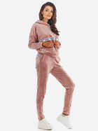Spodnie dresowe damskie Awama A372 212881 S Różowe (5902360550773) - obraz 4